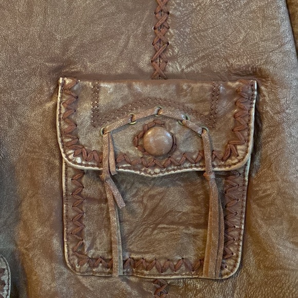 Scully Brown Leather Jacket; Size XXL - Picture 3 of 13